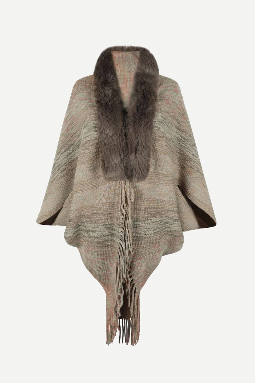 Open Front Fringe Hem Poncho Limited Offer Alert Special Deal Frenzy