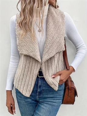 Open Front Fuzzy Vest Coat Trendy Picks Today Instant Savings Inside