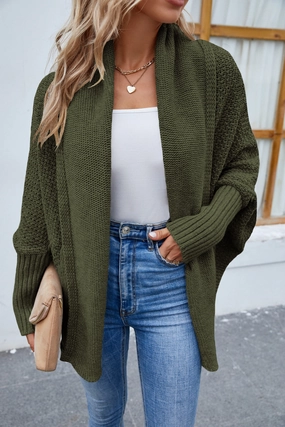 Open Front Long Sleeve Cardigan Grab Your Deal Today Instant Discount