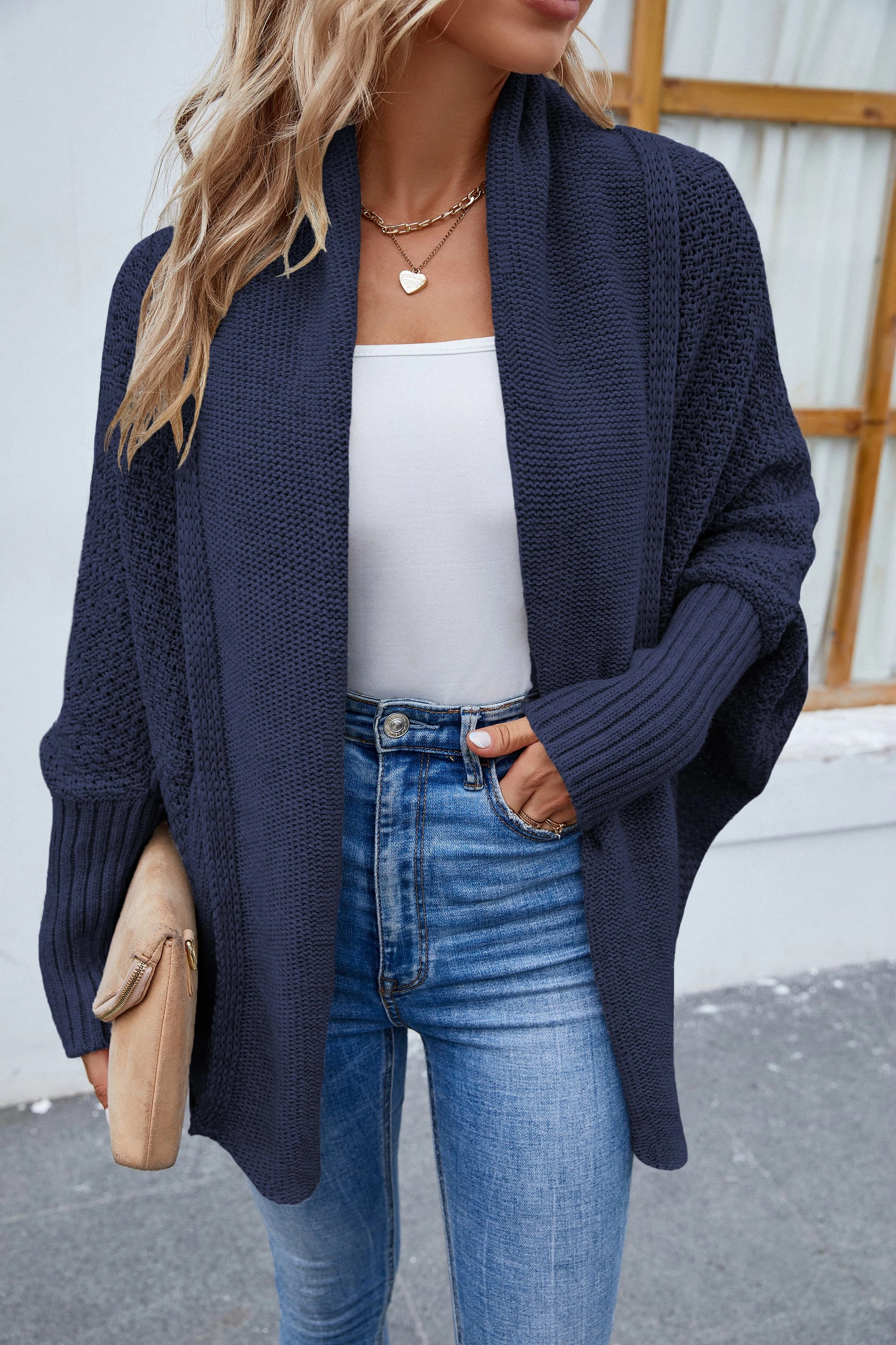 Open Front Long Sleeve Cardigan Price Drop Today