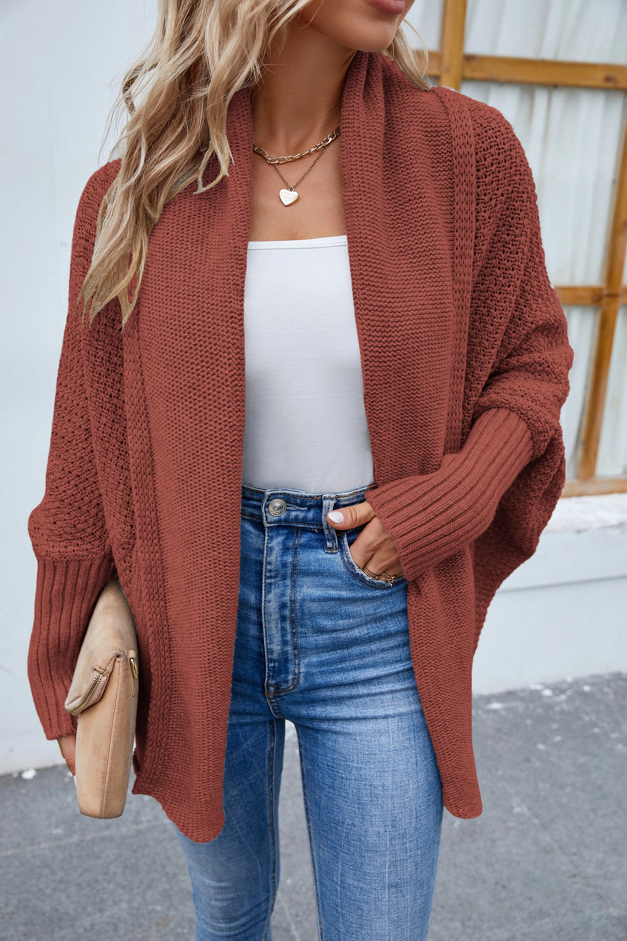 Steal Todays Offer Trending Deals Today Open Front Long Sleeve Cardigan