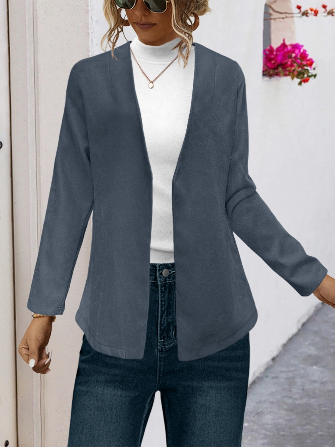 Weekend Sale Special Open Front Long Sleeve Cardigan