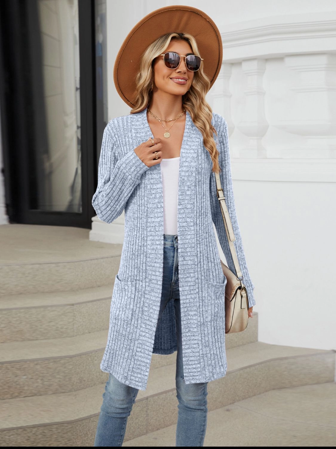 Save Big Today Limited Stock Hot Deal Open Front Long Sleeve Cardigan