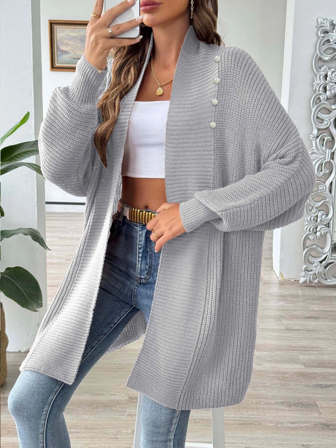Dont Miss Todays Deal Shop Todays Picks Open Front Long Sleeve Cardigan