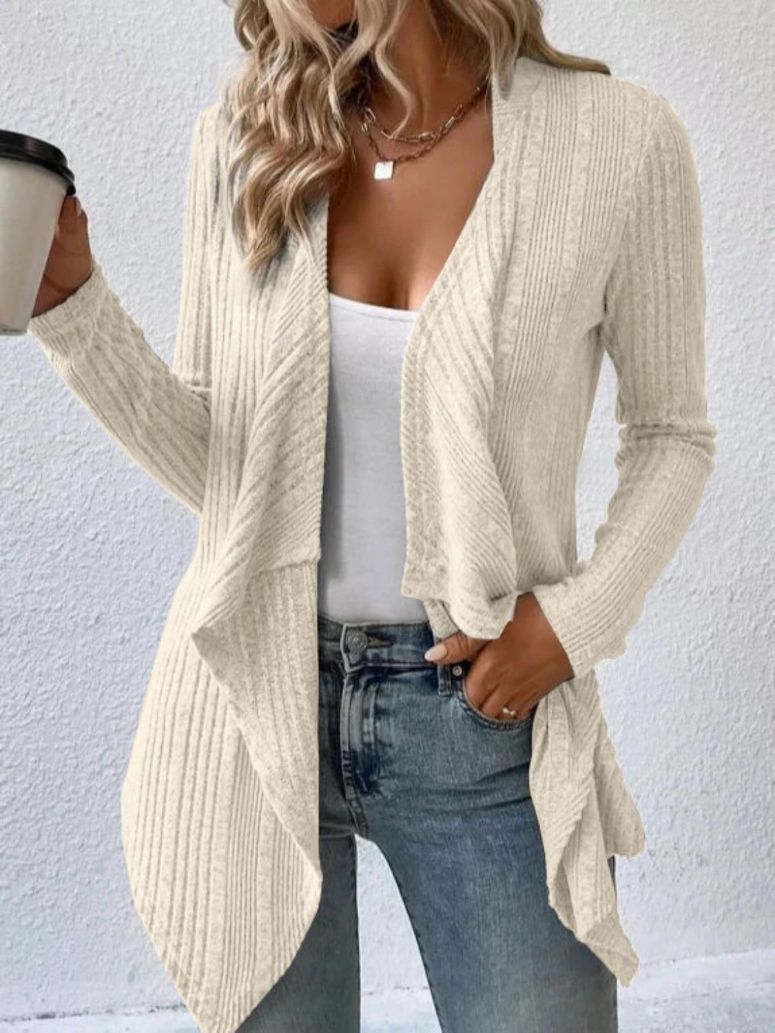 Open Front Long Sleeve Cardigan Dont Miss These Savings Today Only Hot Sale