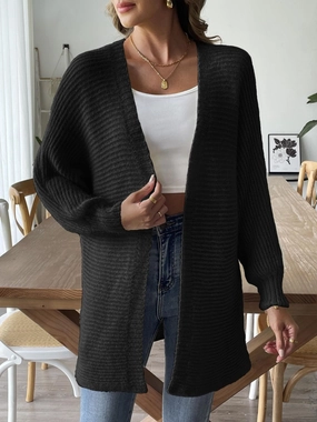 Open Front Long Sleeve Cardigan Daily Hot Deal