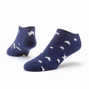 Instant Savings Deal Organic Cotton Footie Sock - Navy Stars