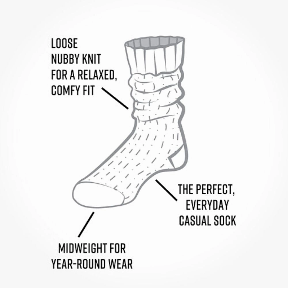 Organic Cotton Ragg Socks - Chestnut Solid Grab It Now Grab It Before Gone