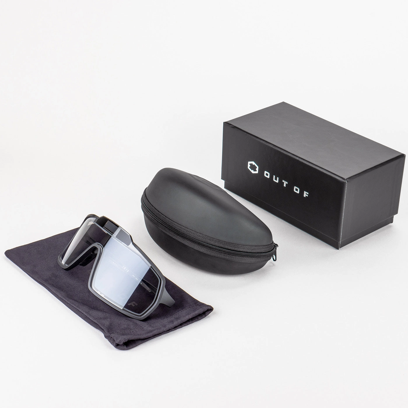 Out Of Bot 2 Adapta glasses - Black Iridium clear