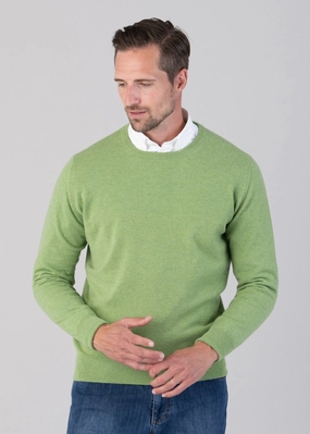 Limited Time Discount Deal of the Day Oxton 1 Ply Cashmere Crew Neck