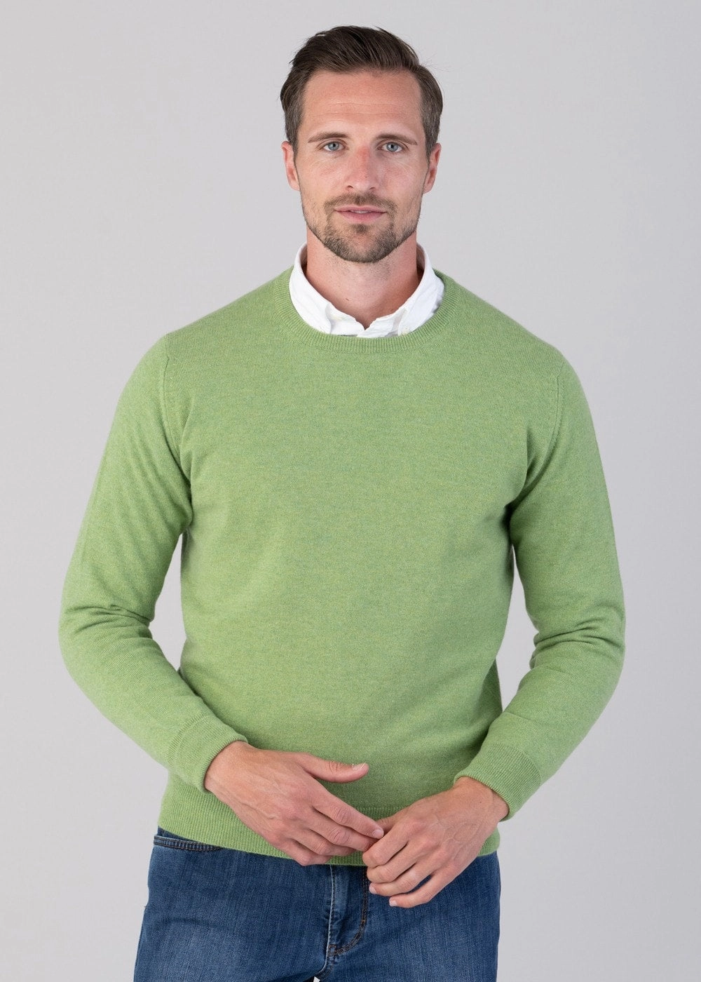 Oxton 1 Ply Cashmere Crew Neck Best Seller Discount