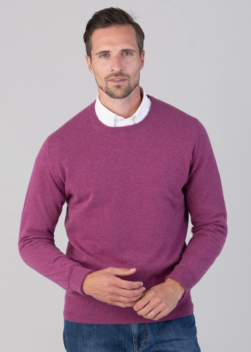 Oxton 1 Ply Cashmere Crew Neck Weekend Flash Offer Instant Savings Inside