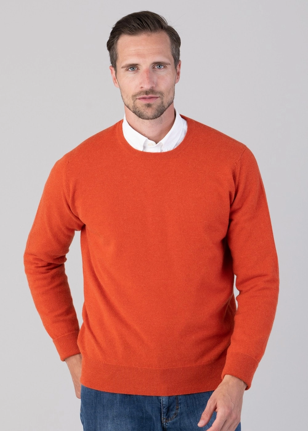 Oxton 1 Ply Cashmere Crew Neck Grab It Now Instant Discount