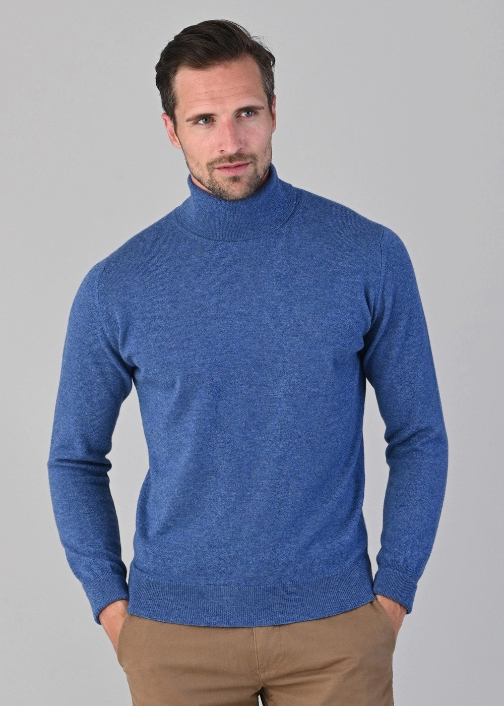 Oxton 1 Ply Cashmere Roll Neck Today Only Hot Pick Price Drop Today