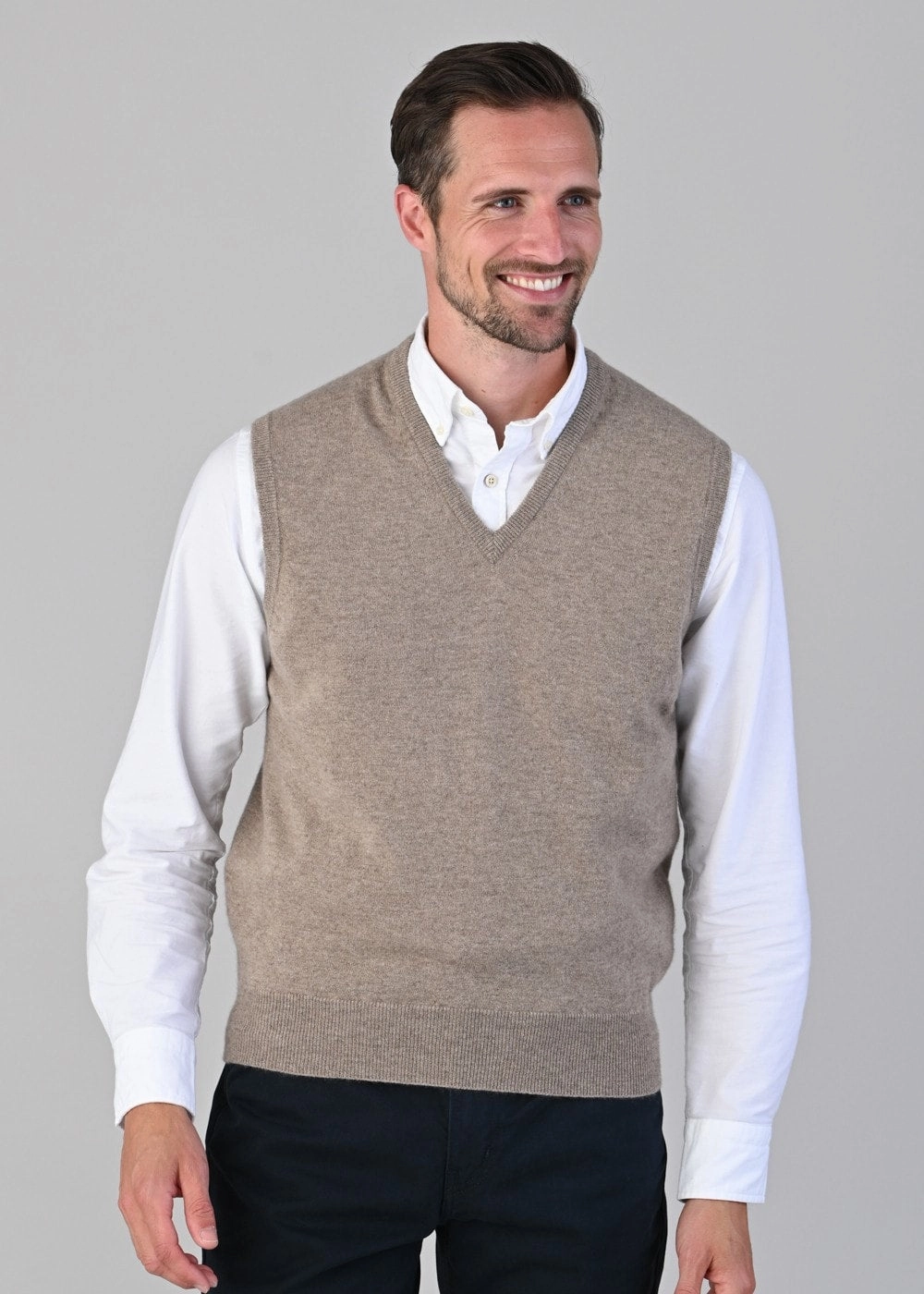 Oxton 1 Ply Cashmere Slipover Limited Time Offer