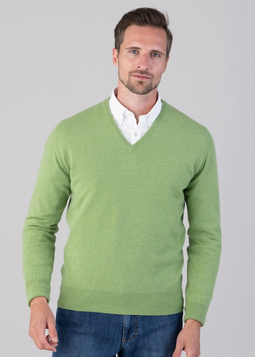 Oxton 1 Ply Cashmere V-Neck Shop Smart Save Big Clearance Event