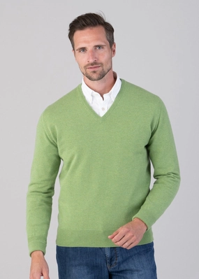 Oxton 1 Ply Cashmere V-Neck Deal of the Day Limited Time Steal