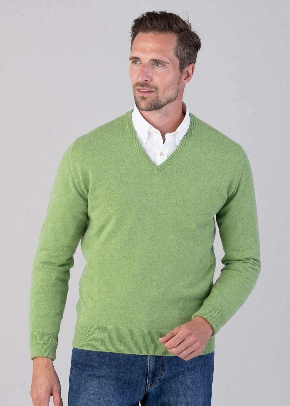 Oxton 1 Ply Cashmere V-Neck Grab Your Deal Today Hot Pick Sale