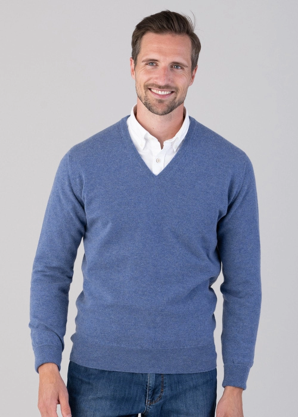 Oxton 1 Ply Cashmere V-Neck Grab It Fast Hot Offer Event