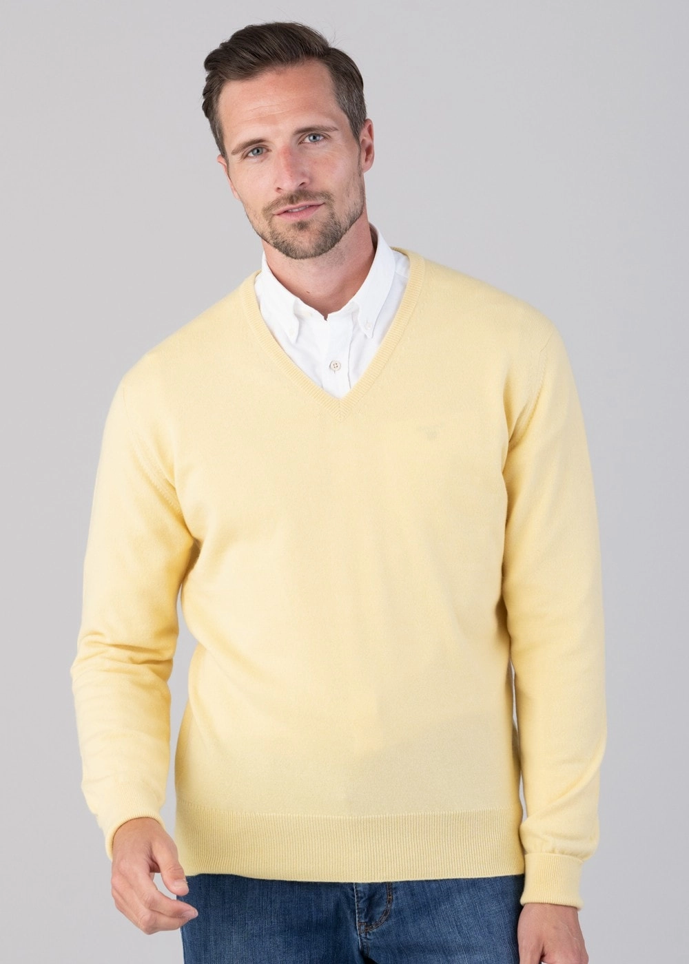 Oxton 1 Ply Cashmere V-Neck Special Steal Event