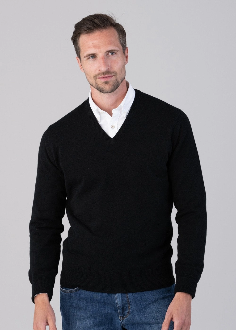 Oxton 1 Ply Cashmere V-Neck Online Exclusive Savings Flash Sale Now