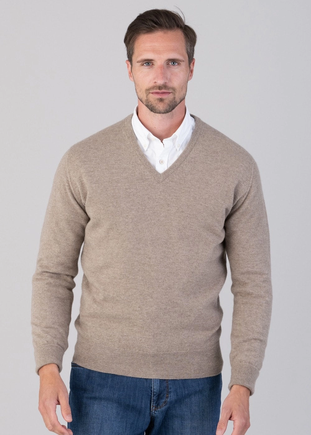 Oxton 1 Ply Cashmere V-Neck Limited Time Offer Clearance Event Alert
