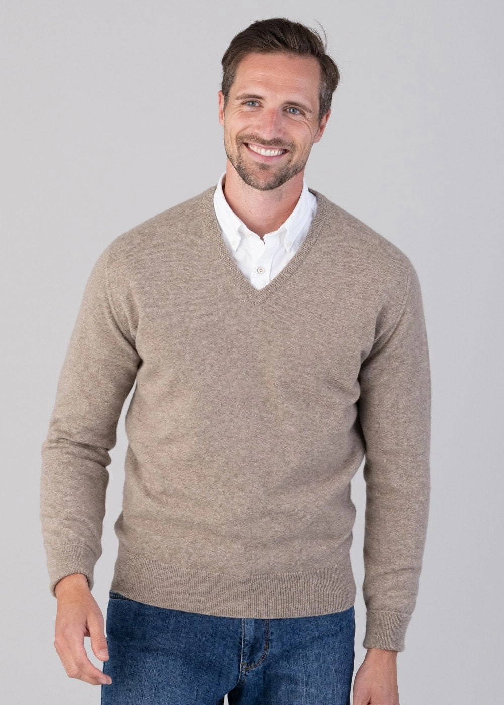 Oxton 1 Ply Cashmere V-Neck Daily Clearance Deal Dont Miss Out