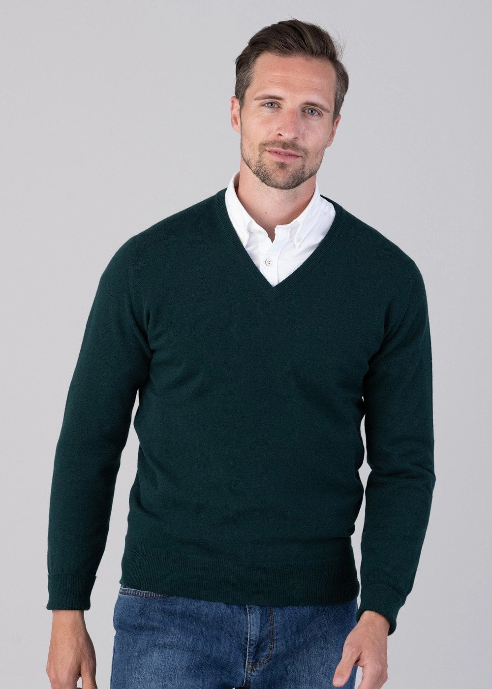 Todays Mega Savings Oxton 1 Ply Cashmere V-Neck