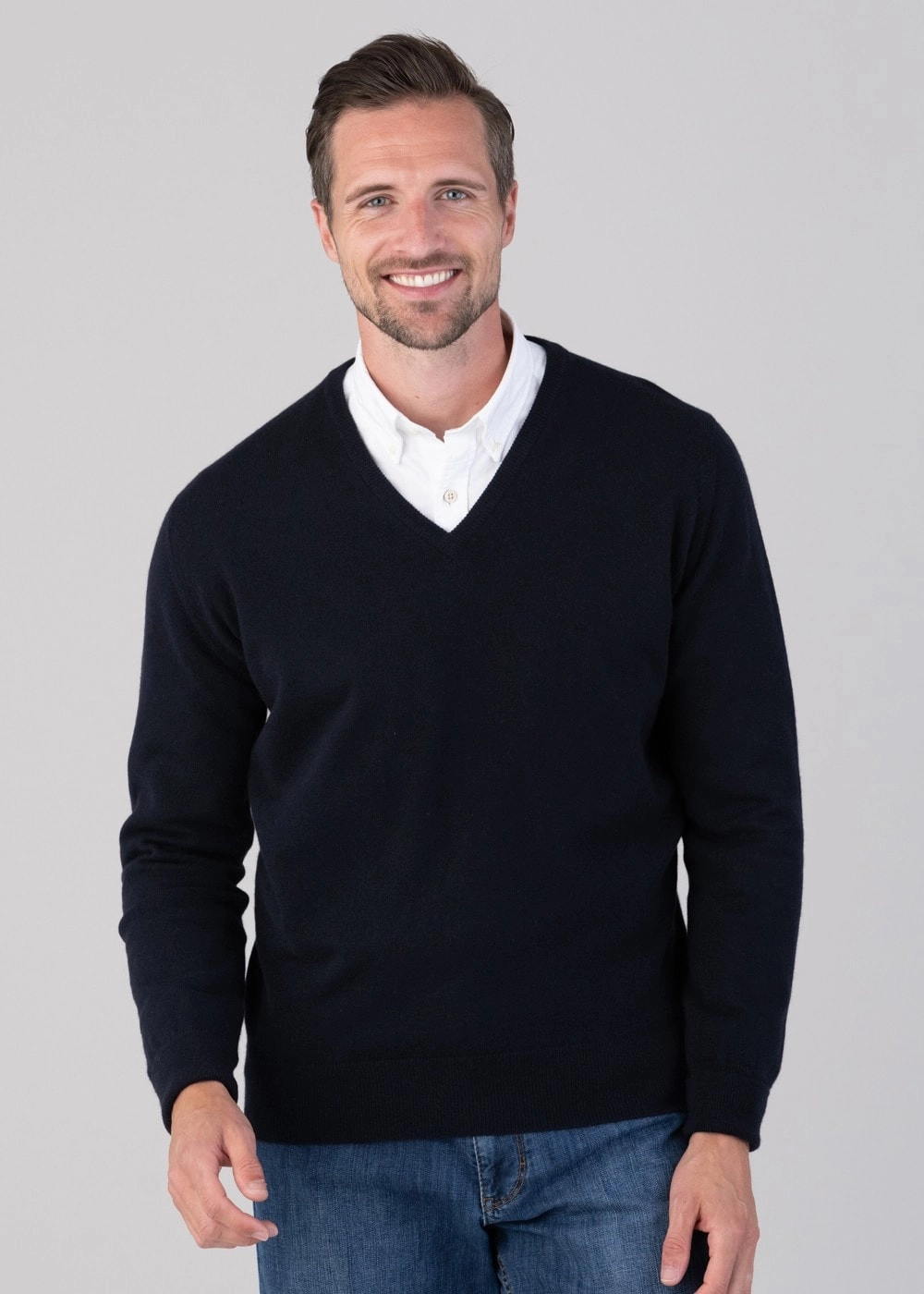 Best Price Today Special Deal Frenzy Oxton 1 Ply Cashmere V-Neck
