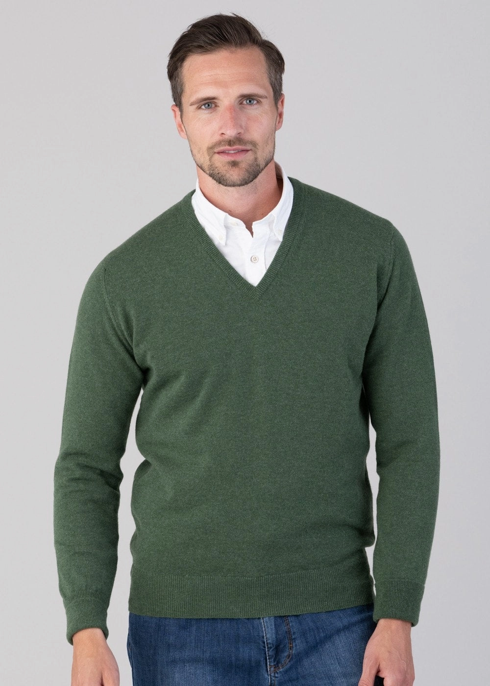Oxton 1 Ply Cashmere V-Neck Todays Special Picks
