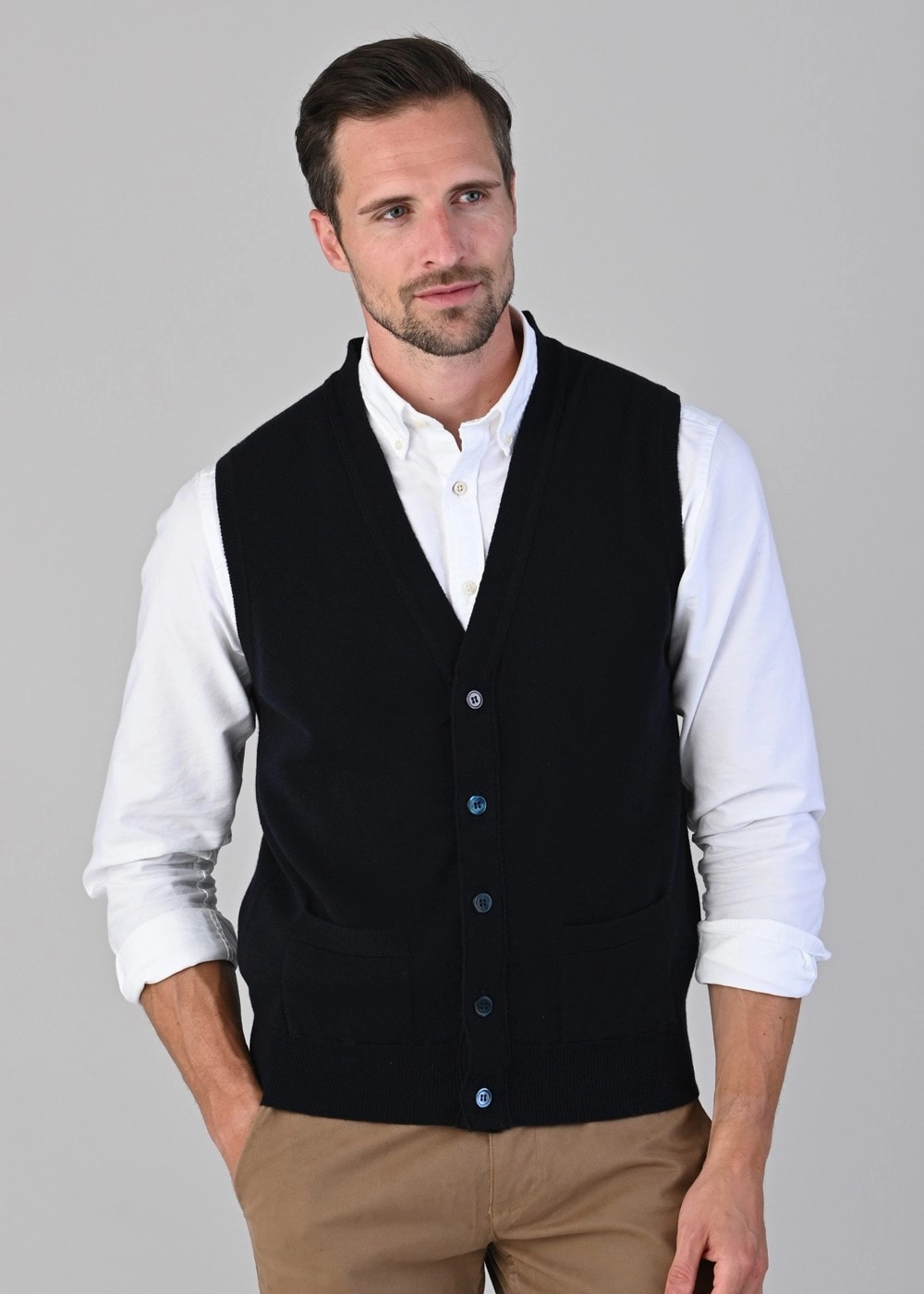 Oxton 1 Ply Cashmere Waistcoat Deal Frenzy Today
