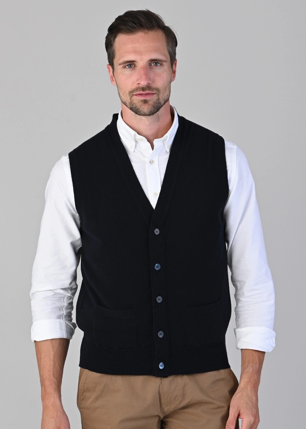 Oxton 1 Ply Cashmere Waistcoat Limited Stock Deals