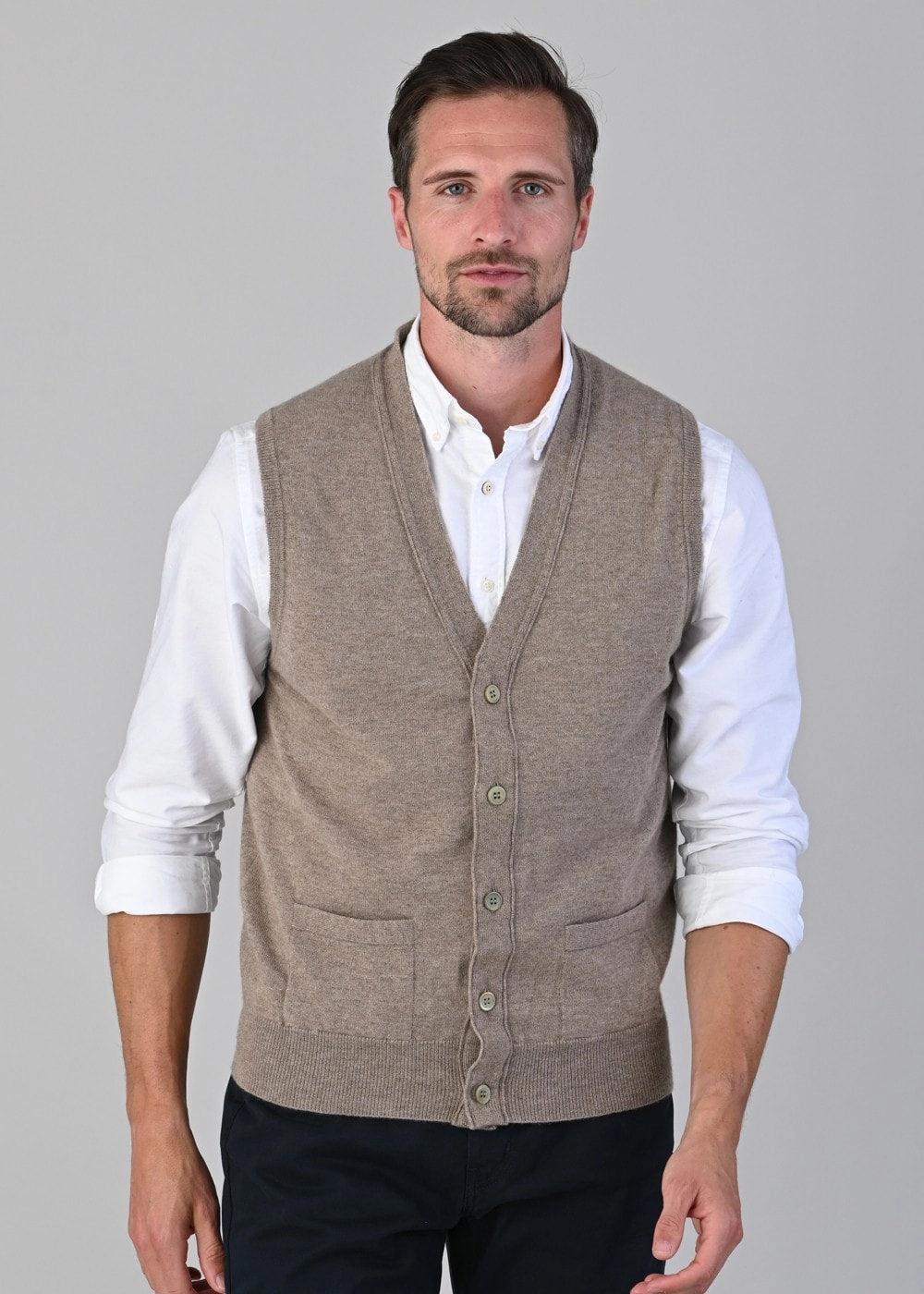 Special Deals Online Todays Special Savings Oxton 1 Ply Cashmere Waistcoat