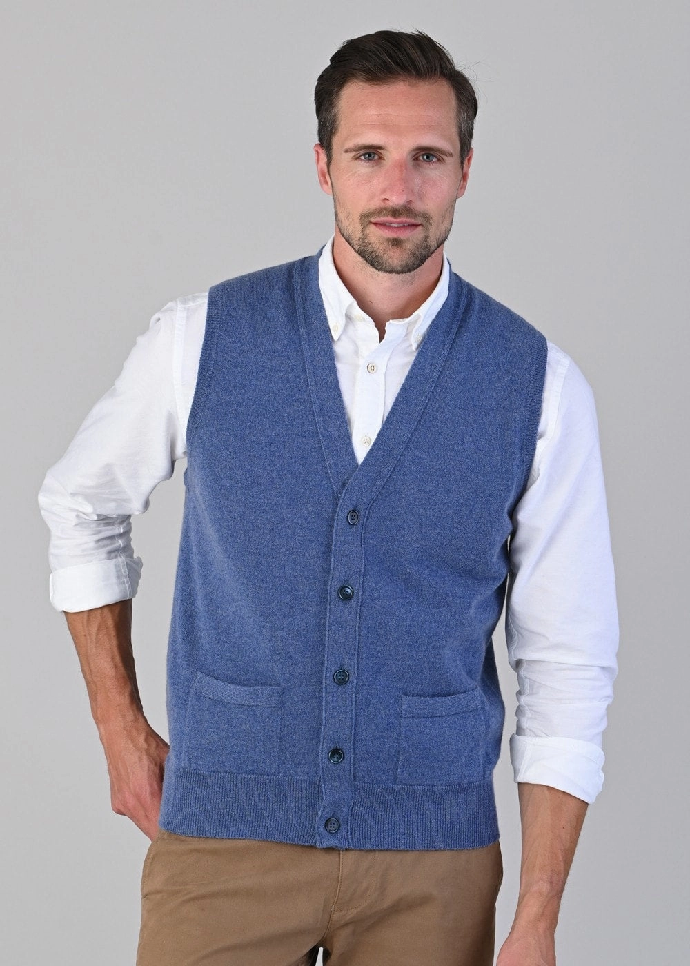 Oxton 1 Ply Cashmere Waistcoat Daily Special Offer Gift Sale Event