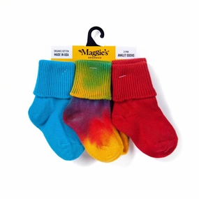 Exclusive Deal Inside Pack Of 3 Organic Cotton Socks -Infant