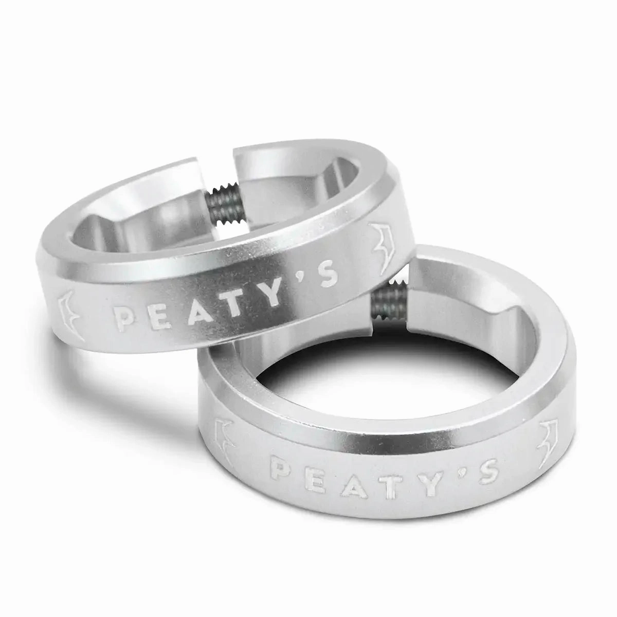 Peaty's Monarch Grip Collar - Silver