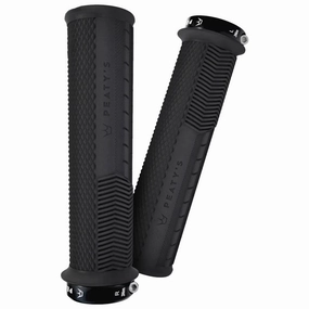 Peaty's Monarch Knurl Thick Grips - Black