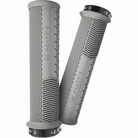 Peaty's Monarch Knurl Thick Grips - Grey