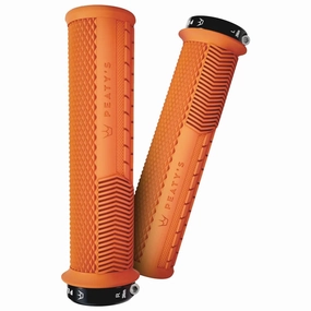 Peaty's Monarch Knurl Thick Grips - Orange