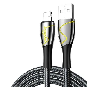 Special Price Today Joyroom S-1230K6 Mermaid Series Lightning Cable 2.4A 1.2M Black