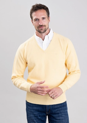 Leven 2 Ply Lambswool V-Neck Dont Miss Out Shop Hot Deals