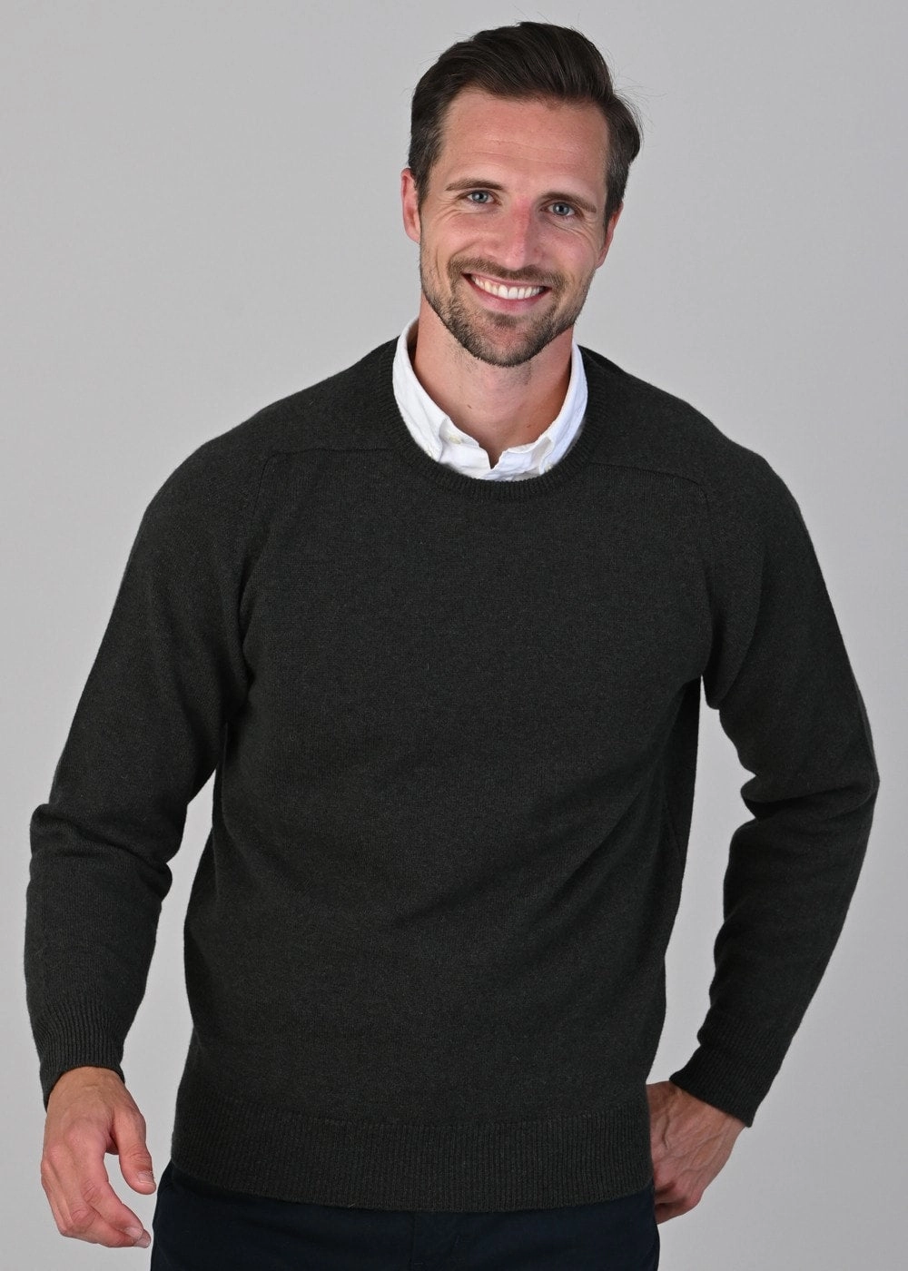 Hot Pick Online EndofWeek Deals Leven 2 Ply Lambswool Crew Neck