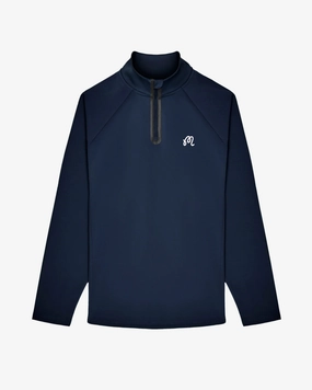 Performance Raglan Quarter Zip - Navy Exclusive Online Deal