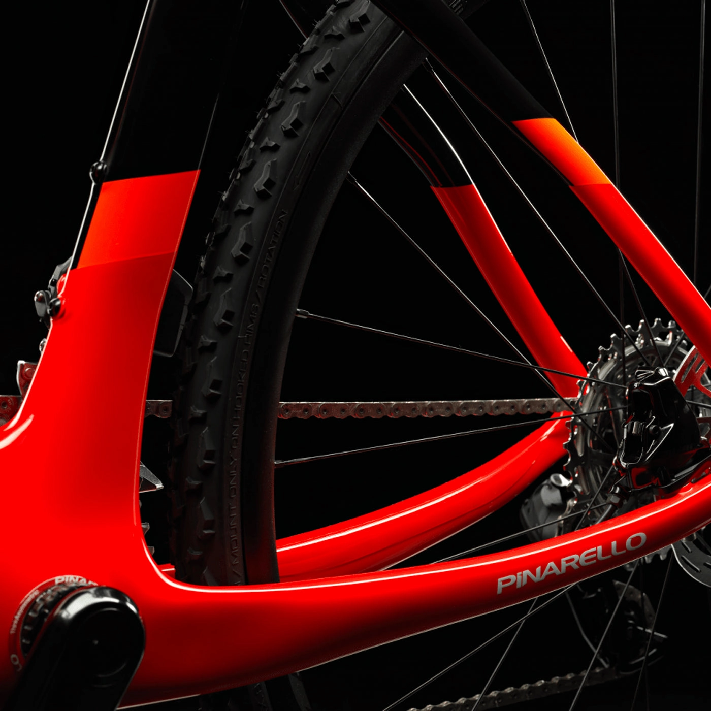 Pinarello Crossista F frameset - Red