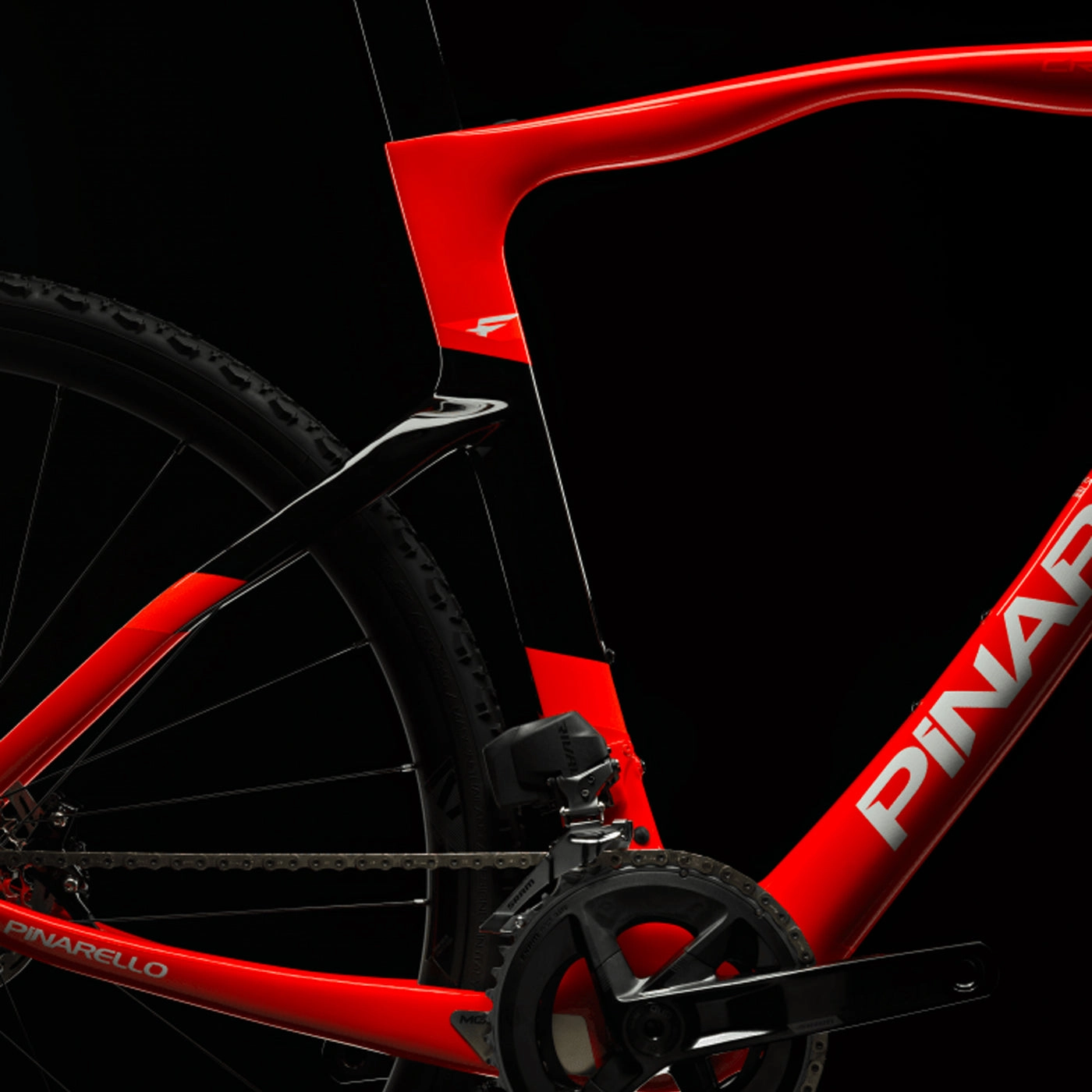 Pinarello Crossista F frameset - Red