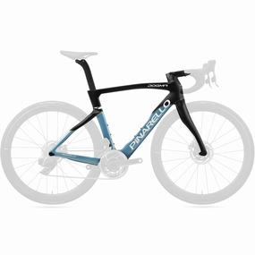 Pinarello Dogma F Disk Frameset - Black Light Blue