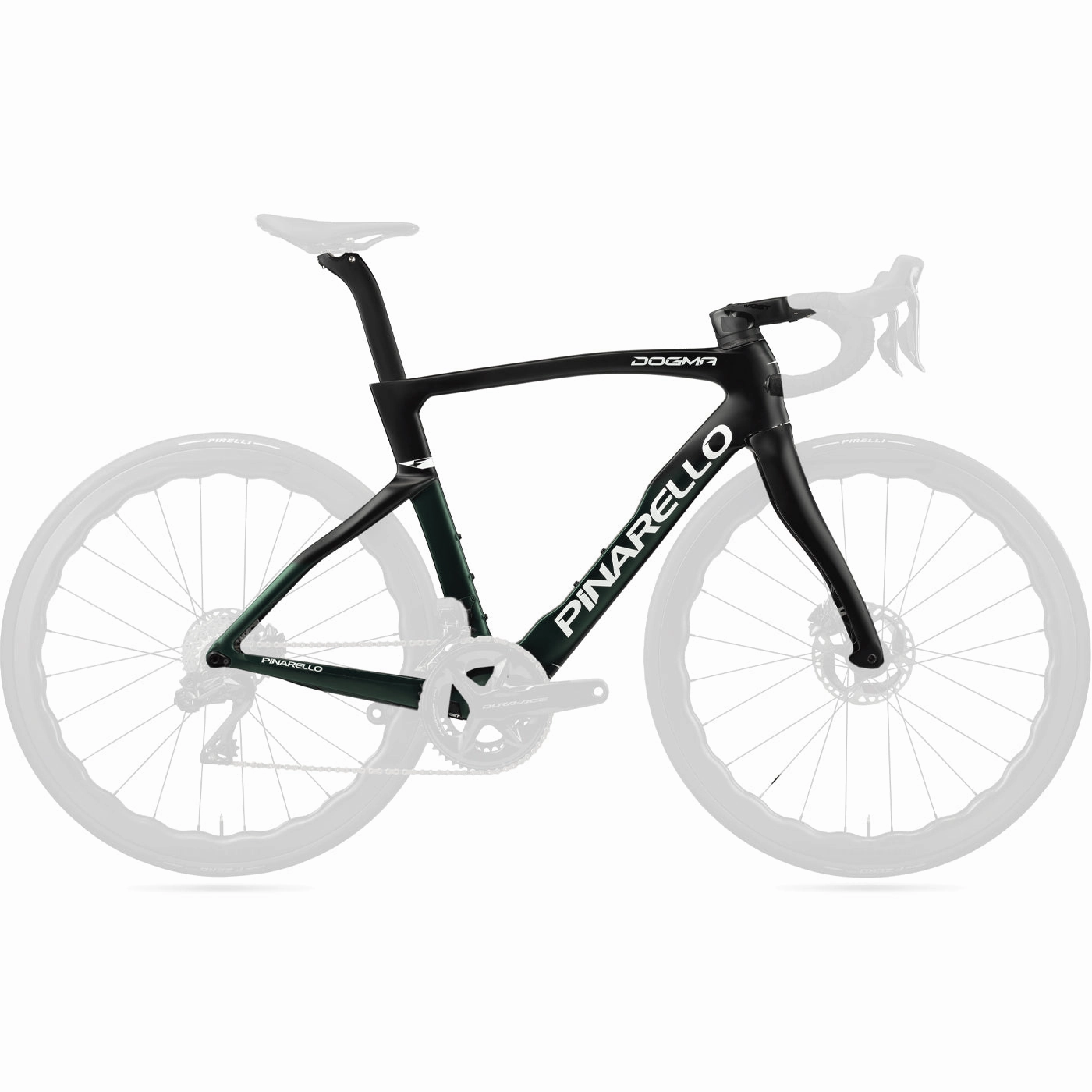 Pinarello Dogma F Disk Frameset - Green black