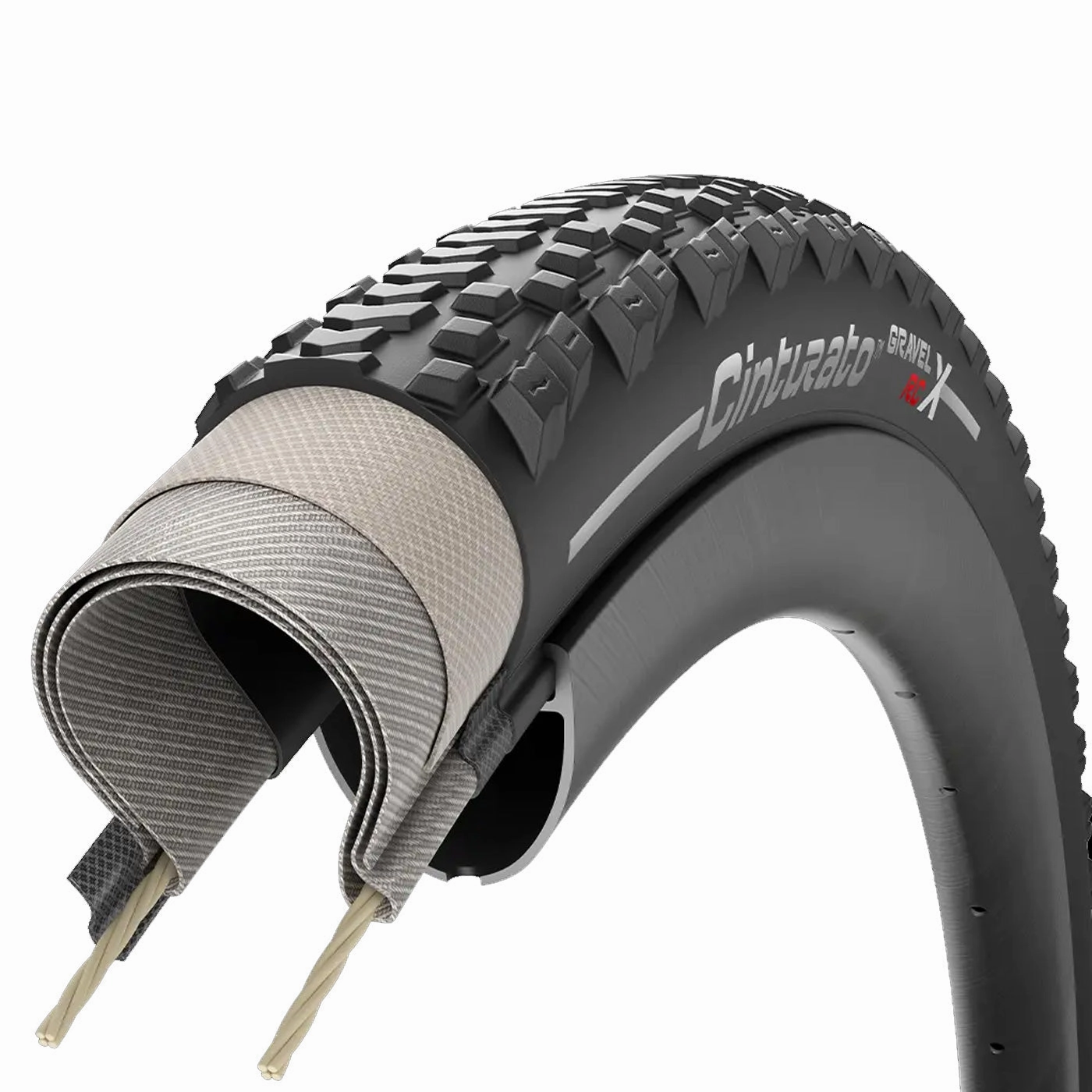 Pirelli Cinturato Gravel RC-X TLR 700x40 clincher tire - Classic