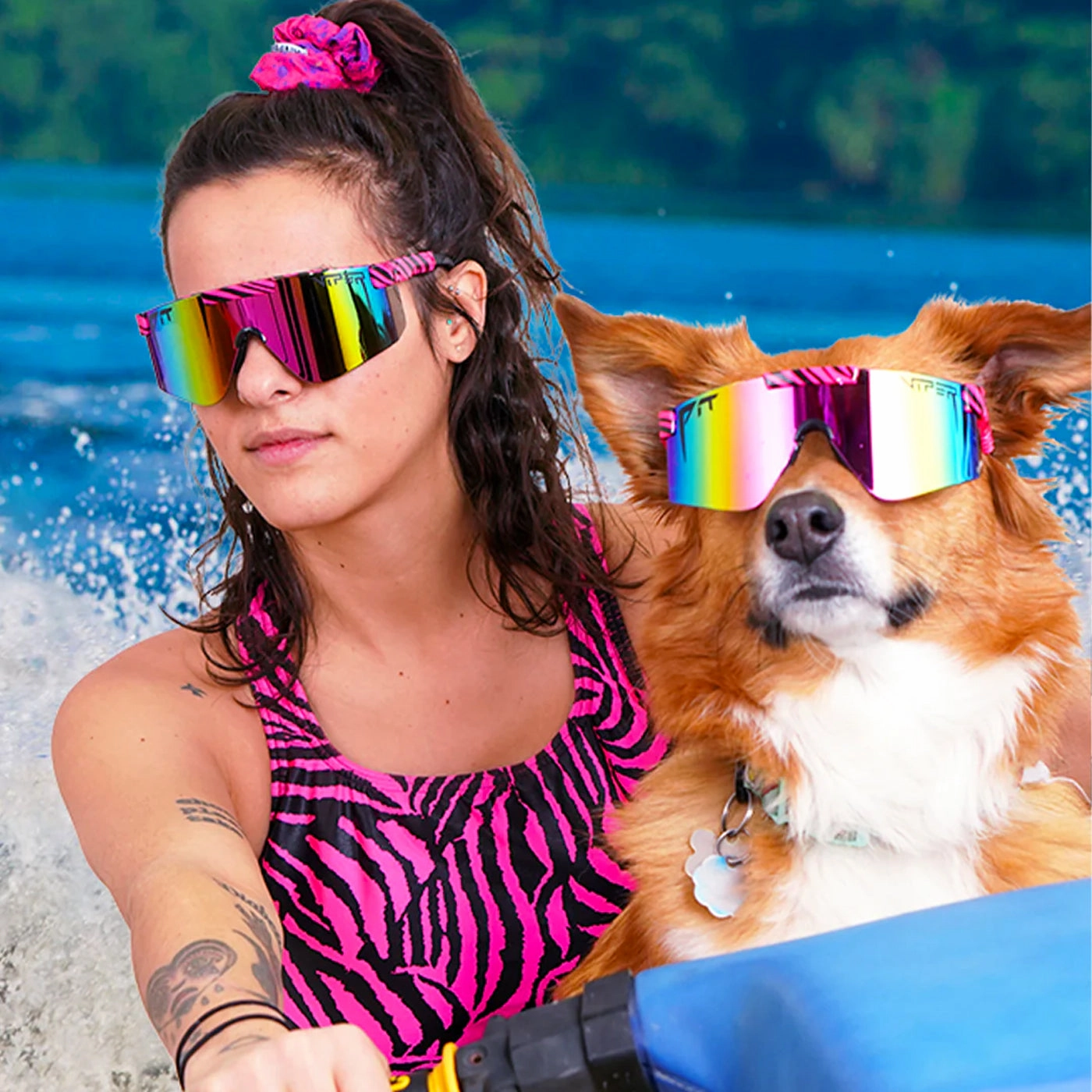 Pit Viper 2000s sunglasses - Hot Tropics