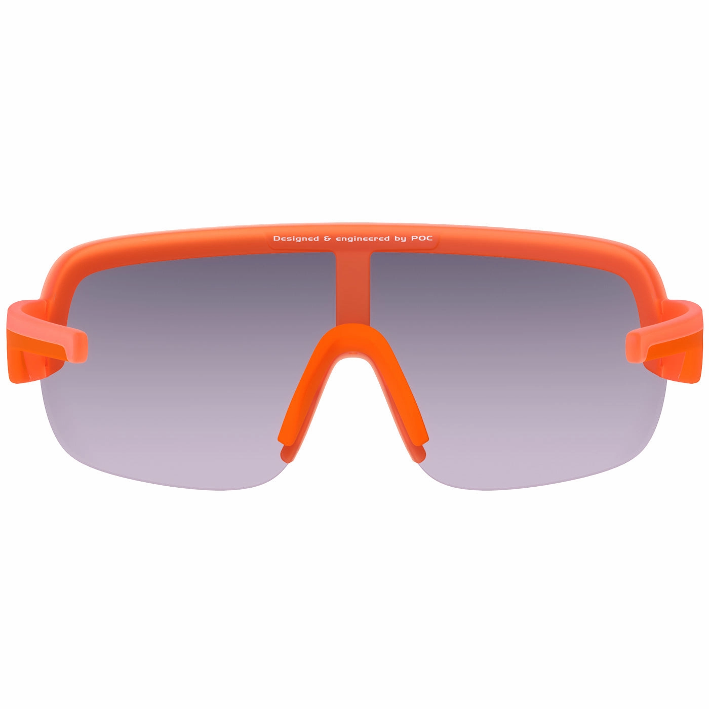 Poc Aim sunglasses - Fluorescent orange violet gold mirror